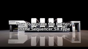 How to replace the battery in the Sequencer SX type